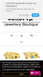 Mobile Screenshot of luxuria-jewellery.com