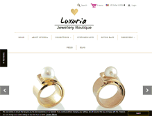 Tablet Screenshot of luxuria-jewellery.com